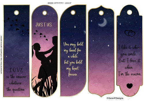 KPD-202201-5Bookmarks-Love07