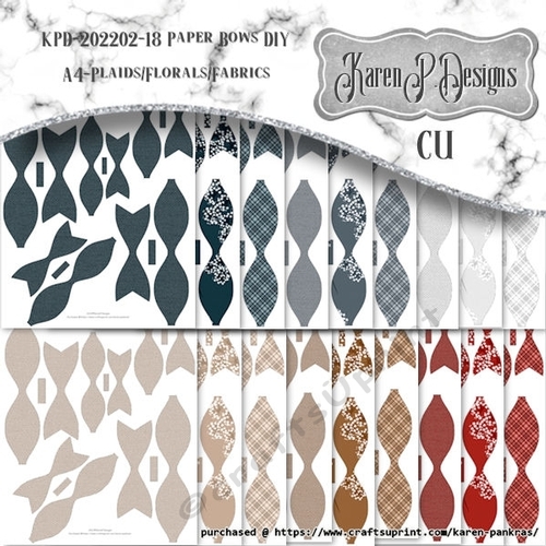 KPD-202202-18PaperBowsDIY-A4-PlaidsFloralsFabrics