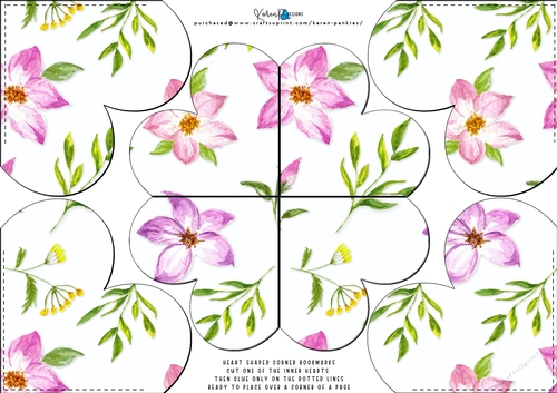 KPD23-HeartShapedBookmarks-Floral (1)