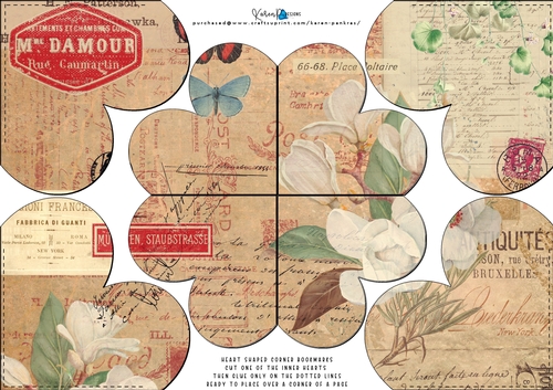 KPD23-HeartShapedBookmarks-Vintage-Floral-Scrapbooking (1)