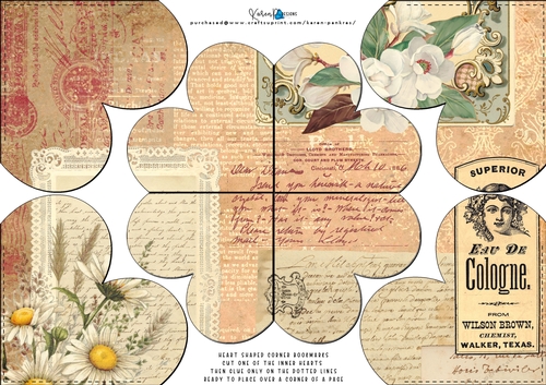 KPD23-HeartShapedBookmarks-Vintage-Floral-Scrapbooking (6)