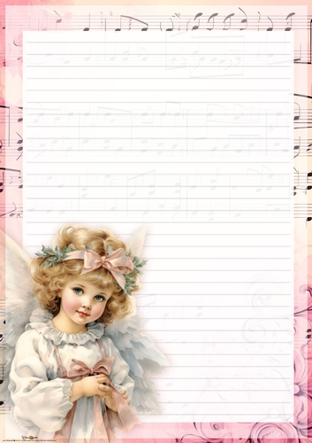 KPD23-Stationary-Christmas Angels 1