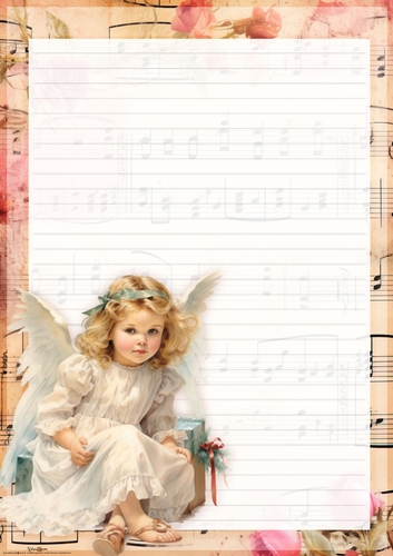 KPD23-Stationary-Christmas Angels 2