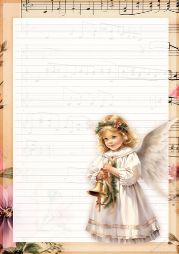 KPD23-Stationary-Christmas Angels 12