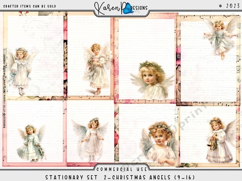 KPD23-StationarySet2-Christmas Angels 9-16