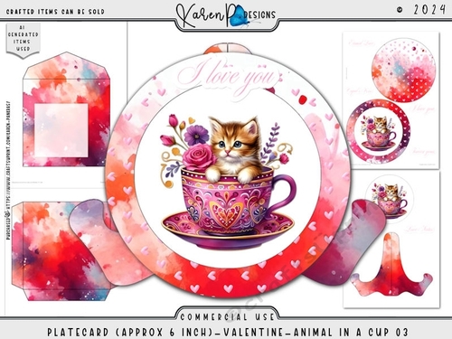 PlateCard-Valentine-Animal in a cup 03