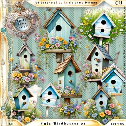 LGDcu24(AI)-CuteBirdhouses 01