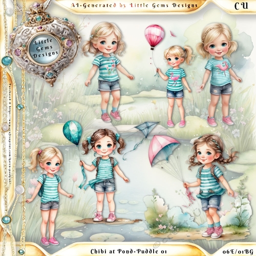 LGDcu24(AI)-Chibi at Pond-Puddle 01