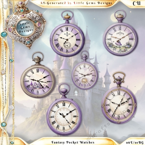LGDcu24(AI)-Fantasy Pocket Watches