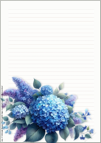 LGD25-CU Stationary - Birth Month Flowers 9