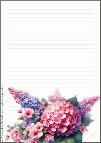 LGD25-CU Stationary - Birth Month Flowers 10