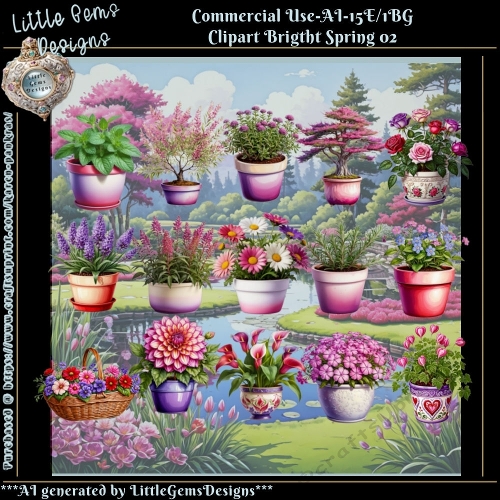 LGD25-CU Clipart Bright Spring 02