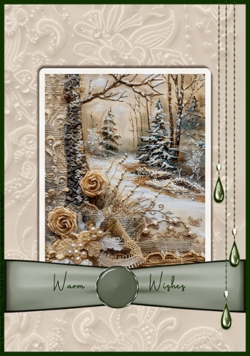 LGD25-A5 QC Burlap Warm Wishes 03c