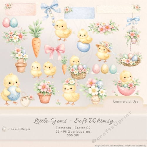 Little Gems-Soft whimsy-Elements-Easter 02-LGD