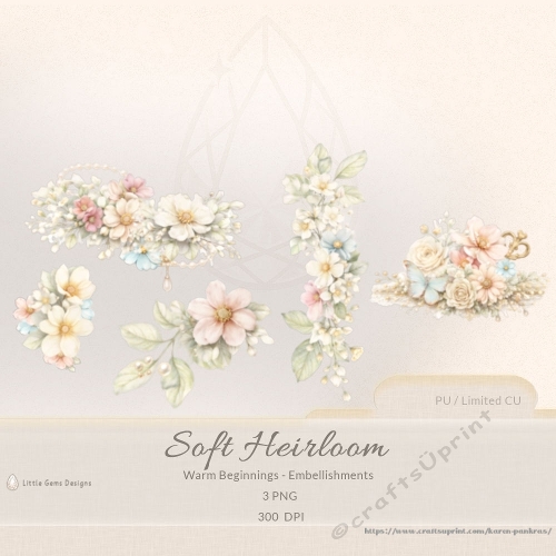 Soft Heirloom – Warm Beginnings – Embellishments