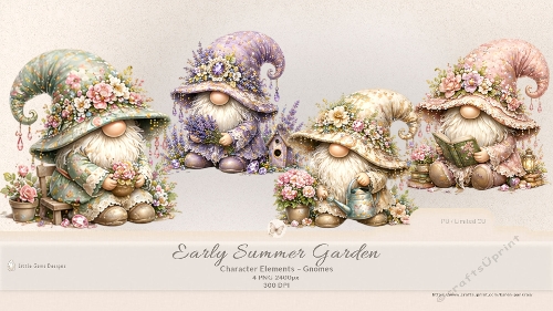 Early Summer Garden-Character Elements-Gnomes