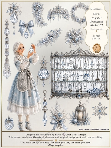 Mini Gems | CU | Eira | Crystal Ornament Maker 01