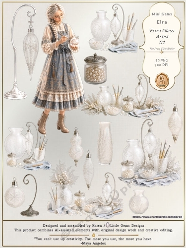 Mini Gems | CU | Eira | Frost Glass Artist 01