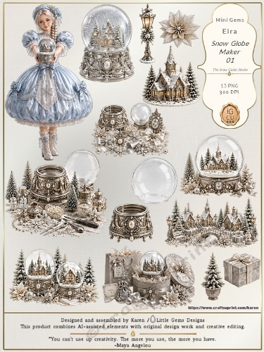 Mini Gems | CU | Eira | Snow Globe Maker 01