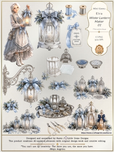 Mini Gems | CU | Eira | Winter Lantern Maker 01
