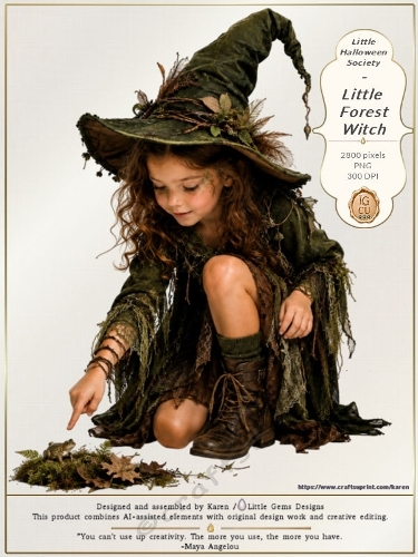 Little Halloween Society CU Character Little Forest Witch LGD