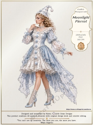 Gothic Masquerade CU Character Moonlight Pierrot LGD
