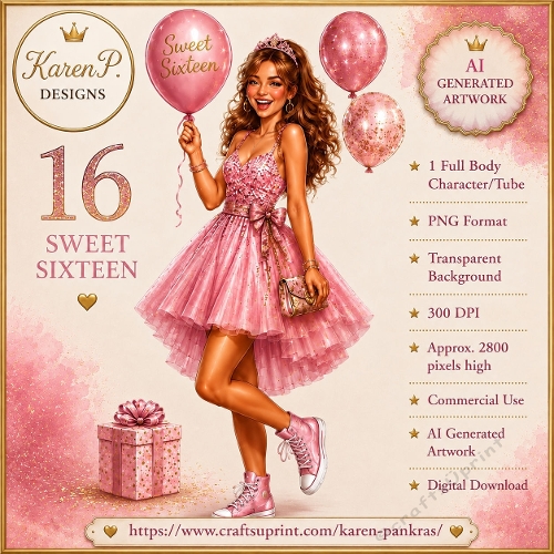 Glamour Birthday CU Character 16th