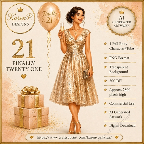 Glamour Birthday CU Character 21th