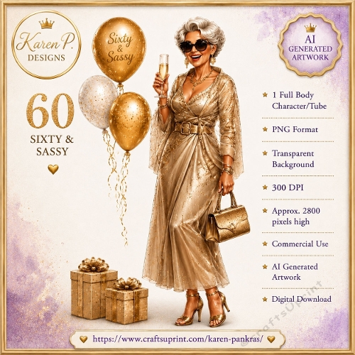 Glamour Birthday CU Character 60th