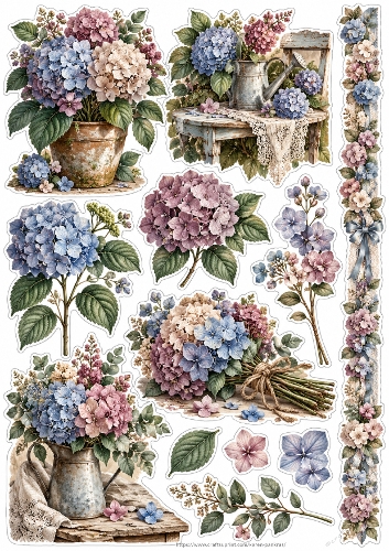 Garden Botanicals - Hydrangeas 02 PU KarenP 2c