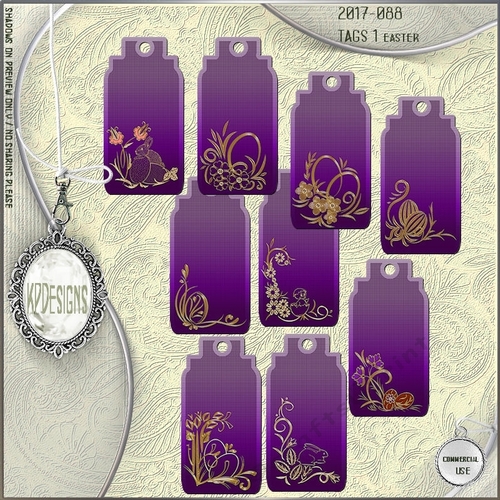 kpd17-088cu Tags 1 easter