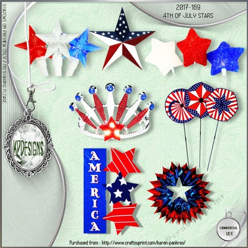 kpd17-169 4th of July stars
