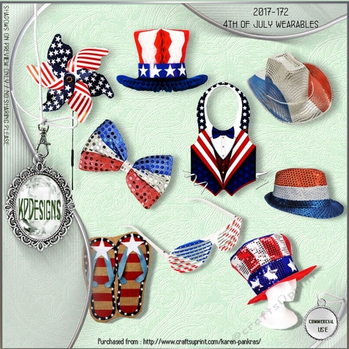 kpd17-172 4th of July decorations