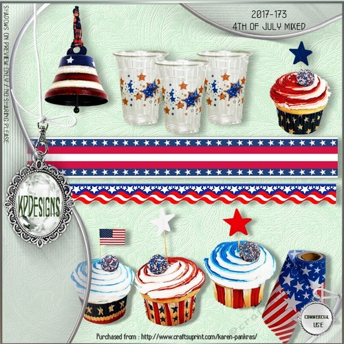 kpd17-173 4th of July mixed