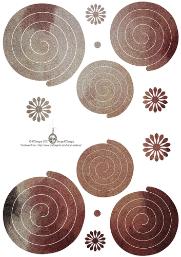 kpd17-198 Paper Flowers 03(glitter)