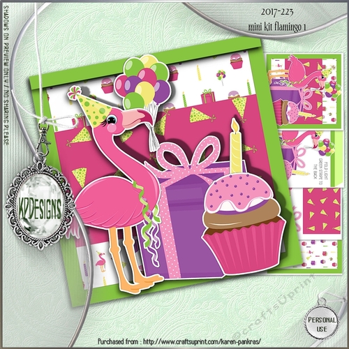 kpd17-223pu Mini kit Flamingo 1