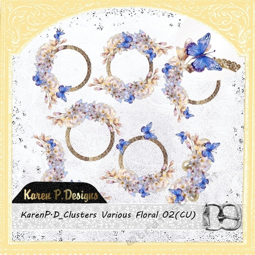 KarenP.D_Clusters Various Floral 02(CU)