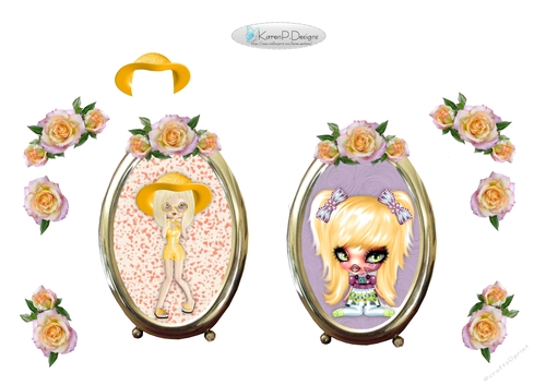 4x6 duo toppers -Cuties