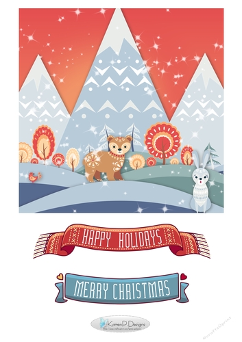 C448-Topper Woodland Animals10