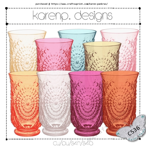 C536-Crystal Vases