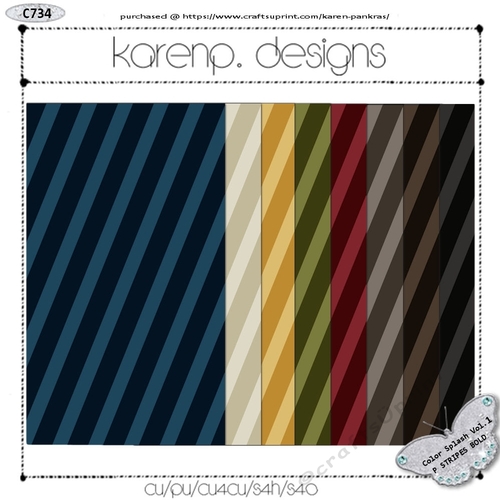 C735-Color Splash Vol.1-P Stripes Bold