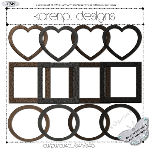 C749-Color Splash Vol.1-F-HSO brown-dgrey