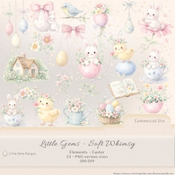 Little Gems-Soft whimsy-Elements-Easter-LGD
