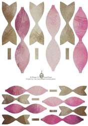 kpd17-202 Paper Bows 03(glitter)