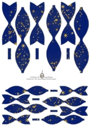 kpd17-204 Paper Bows 05 Stars