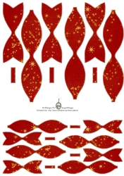 kpd17-205 Paper Bows 06 Stars