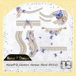 KarenP.D_Clusters Various Floral 01(CU)