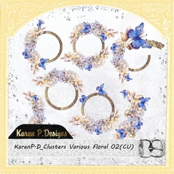 KarenP.D_Clusters Various Floral 02(CU)