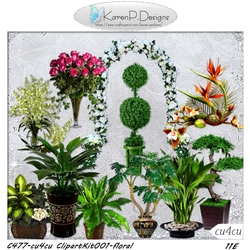 C477-cu4cu ClipartKit001-floral