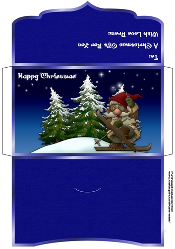 Silly Santa - Christmas Money Gift Envelope